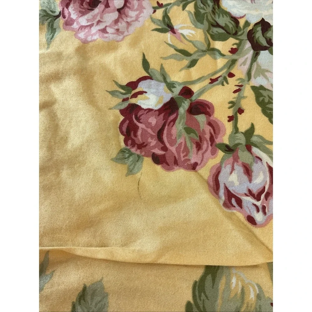 Pair Ralph Lauren Kathleen Standard/Euro Pillow‎ Shams Cotton Sateen